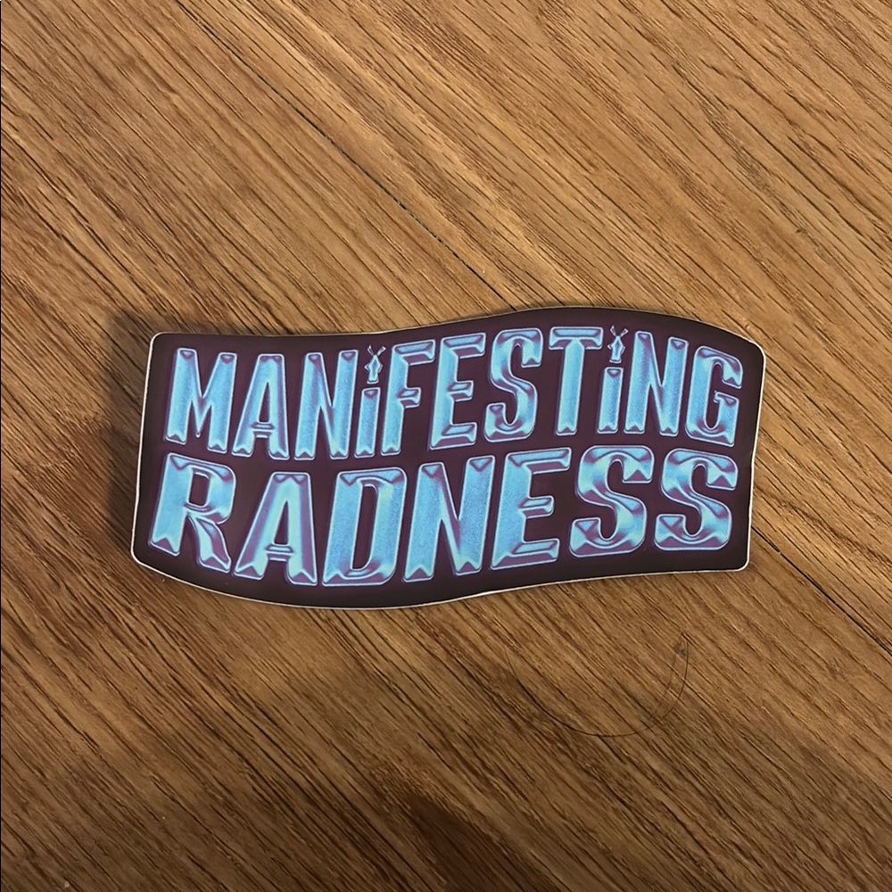 Dutch Bros Sticker 2025 Manifesting Radness